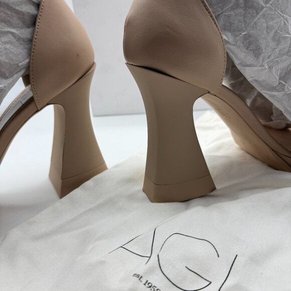 AGL Janis Ankle Strap Platform Sandal in Ghibli Cream - Picture 7 of 12